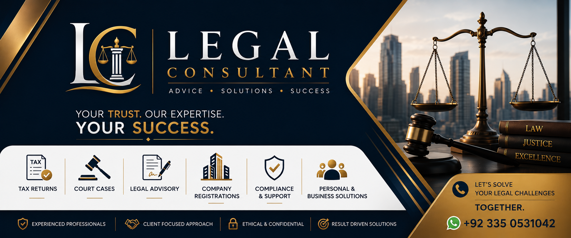 Legal Consultant — Advice, Solutions, Success
